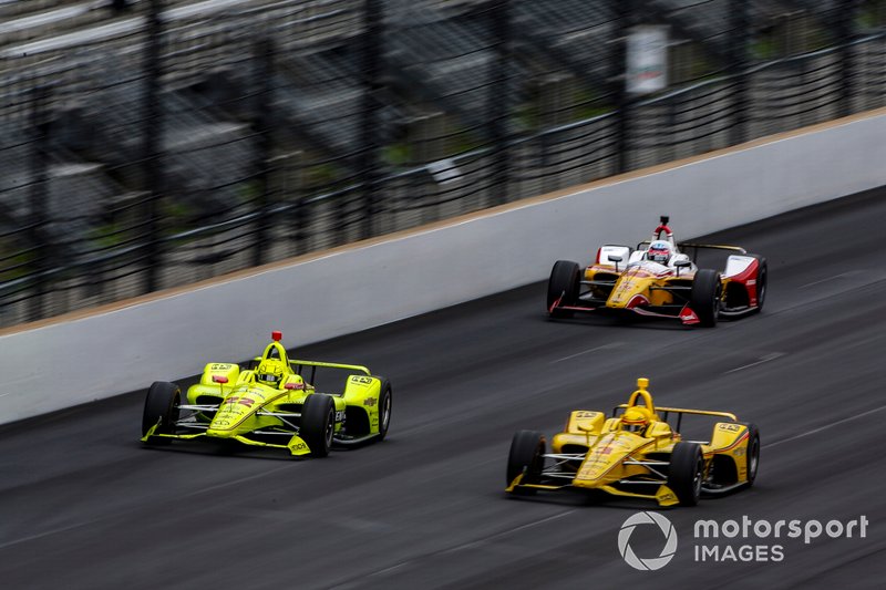 Simon Pagenaud, Team Penske Chevrolet, Helio Castroneves, Team Penske Chevrolet