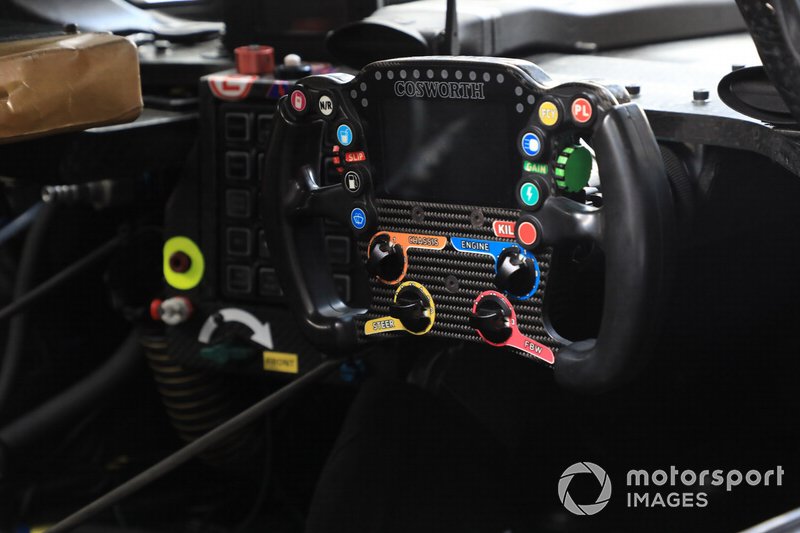 Volant de la #22 United Autosports Ligier JSP217 Gibson