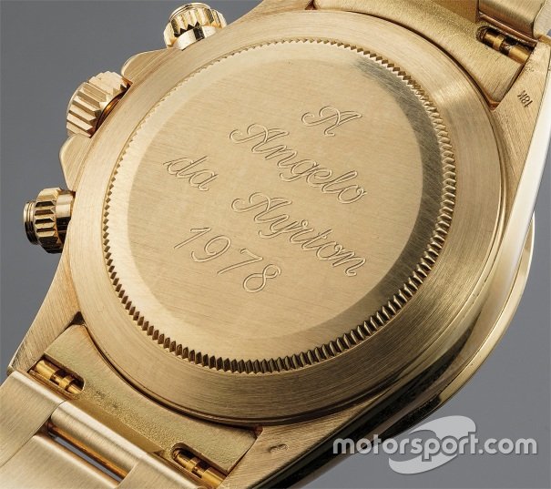 Rolex Daytona dado por Ayrton Senna a Angelo Parrilla