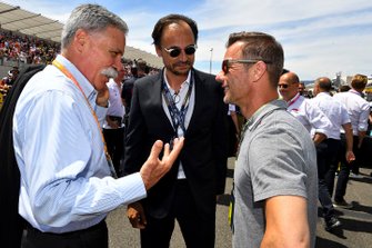 Chase Carey, Chairman, Formula 1 with Sébastien Loeb