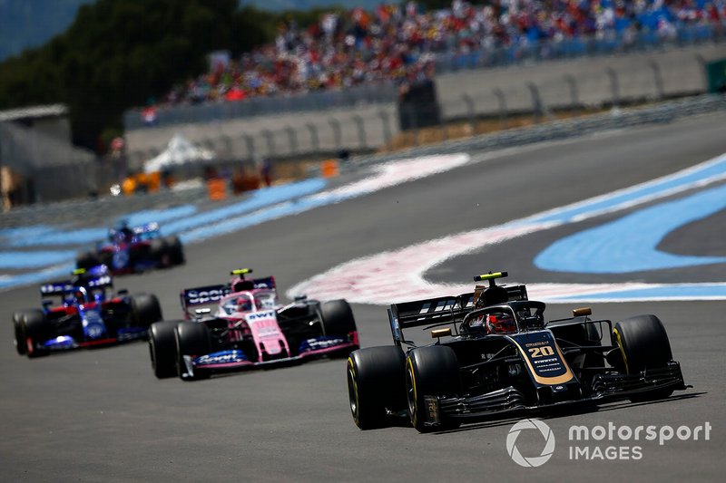 Kevin Magnussen, Haas F1 Team VF-19, Lance Stroll, Racing Point RP19, Alexander Albon, Toro Rosso STR14