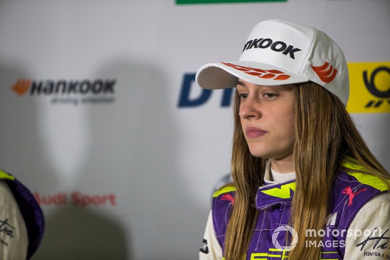 Marta Garcia in the press conference