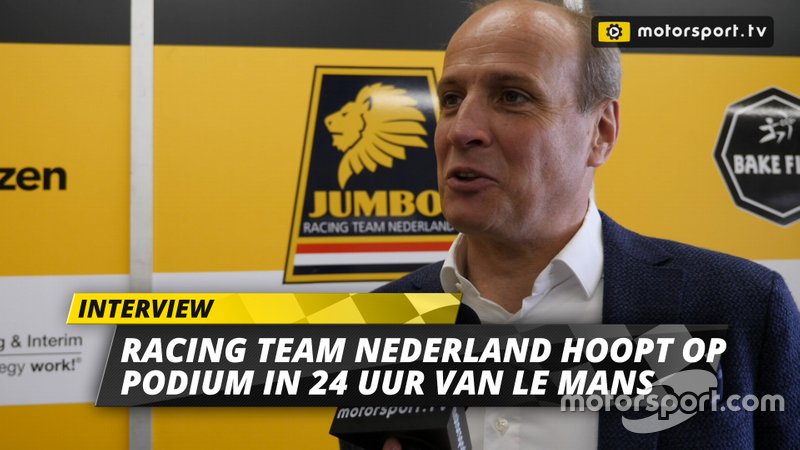 Frits van Eerd namens Racing Team Nederland over 24 uur van Le Mans