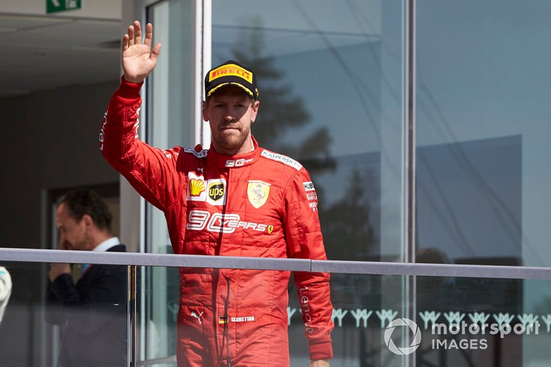 Podyum: 2. Sebastian Vettel, Ferrari