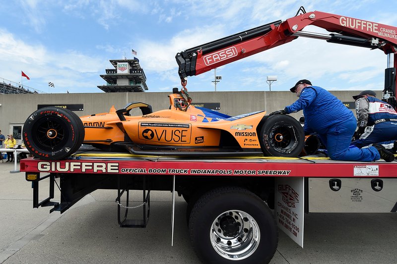 McLaren batida de Fernando Alonso