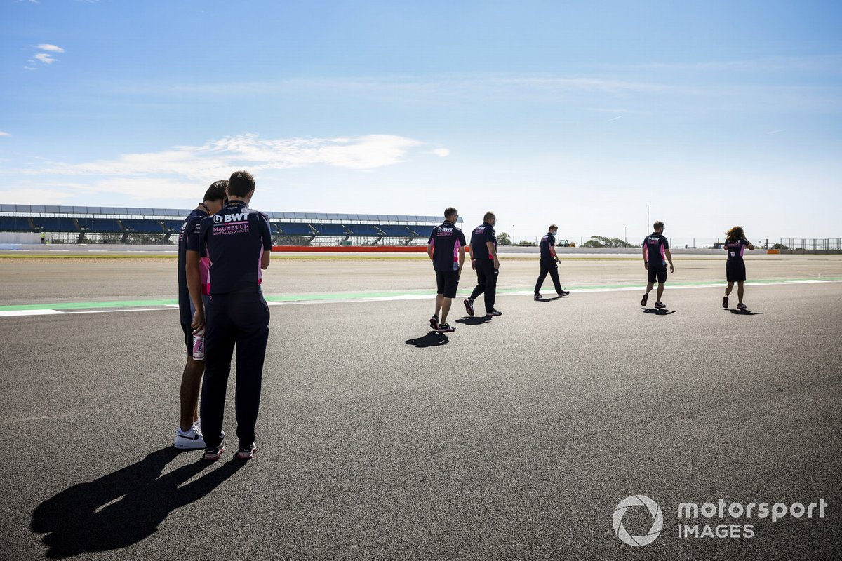 Lance Stroll, Racing Point marche sur la piste