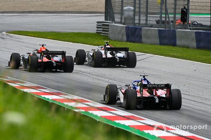 Luca Ghiotto, Hitech Grand Prix, Nobuharu Matsushita, MP Motorsport y Giuliano Alesi, HWA Racelab 