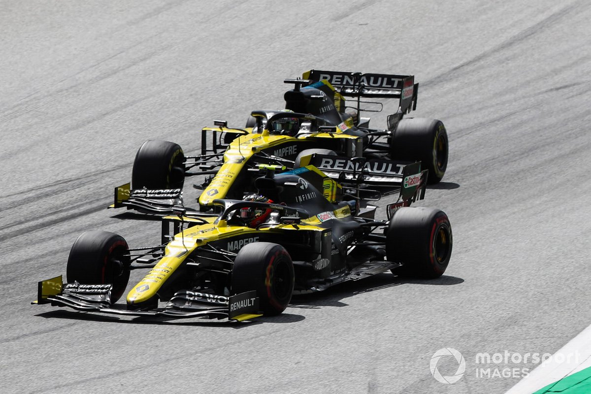 Esteban Ocon, Renault F1 Team R.S.20, Daniel Ricciardo, Renault F1 Team R.S.20