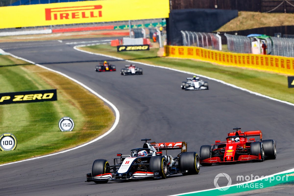 Romain Grosjean, Haas VF-20, Sebastian Vettel, Ferrari SF1000, Pierre Gasly, AlphaTauri AT01