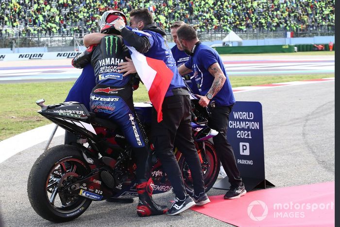 El campeón del mundo Fabio Quartararo, Yamaha Factory Racing
