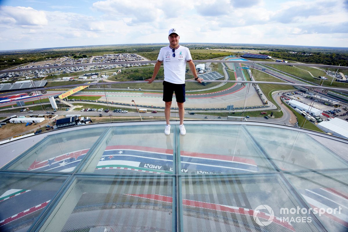 Valtteri Bottas, Mercedes en la cima de la torre de observación