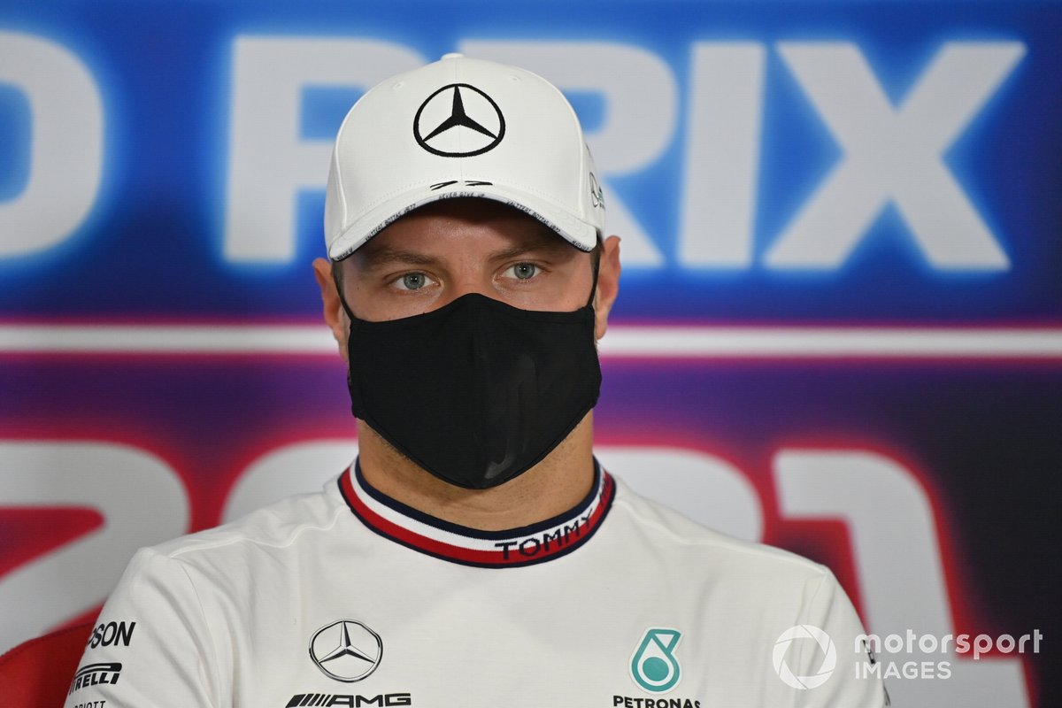 Valtteri Bottas, Mercedes en rueda de prensa
