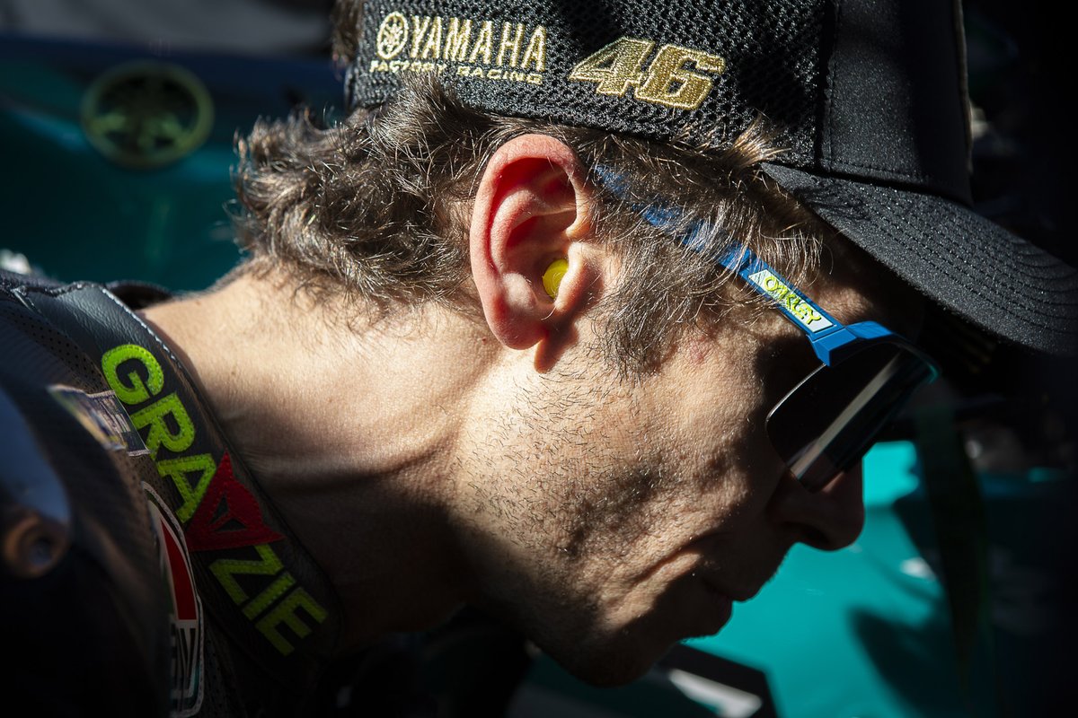 Valentino Rossi avant le départ