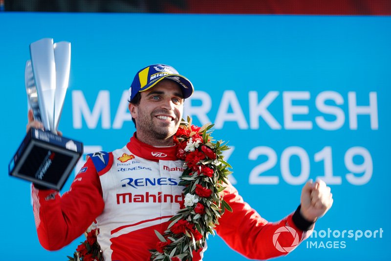 Podio: ganador de la carrera Jérôme d'Ambrosio, Mahindra Racing