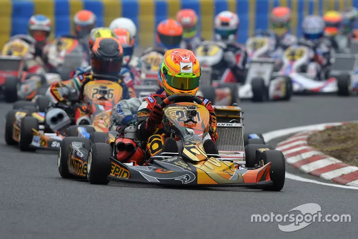 George Russell, karting