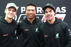 Fabio Quartararo, Razlan Razali, Franco Morbidelli, Petronas Yamaha SRT