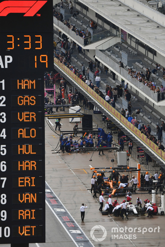 Pit lane