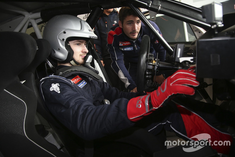 Marko Knab, Editor Motorsport.com Deutschland with the Peugeot 308 TCR