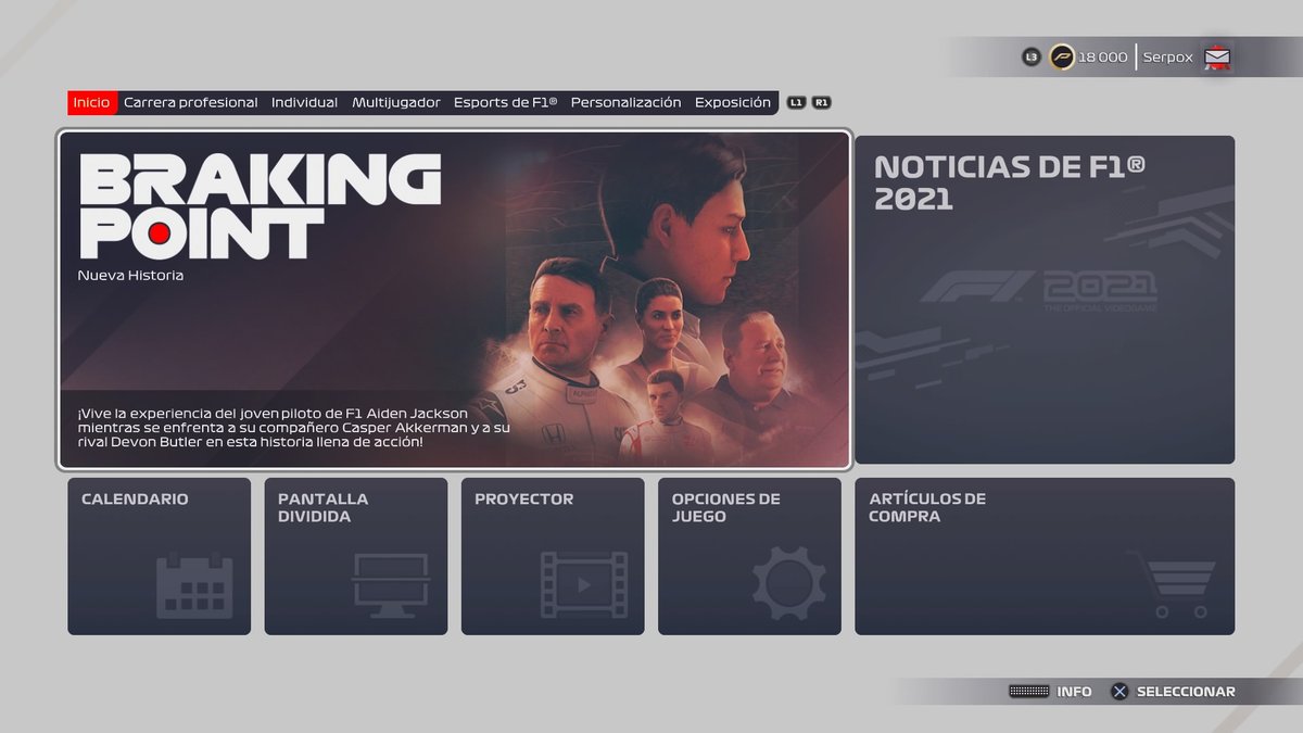 Imagen del F1 2021