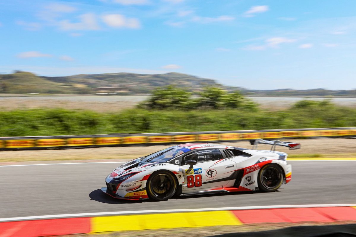 #88 LP Racing, Lamborghini Huracan GT3 Evo: Pietro Perolini, Angelo Negro, Lorenzo Veglia