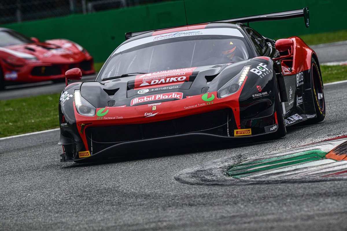 #3 Easy Race, Ferrari 488 GT3 Evo: Matteo Greco, Fabrizio Crestani  