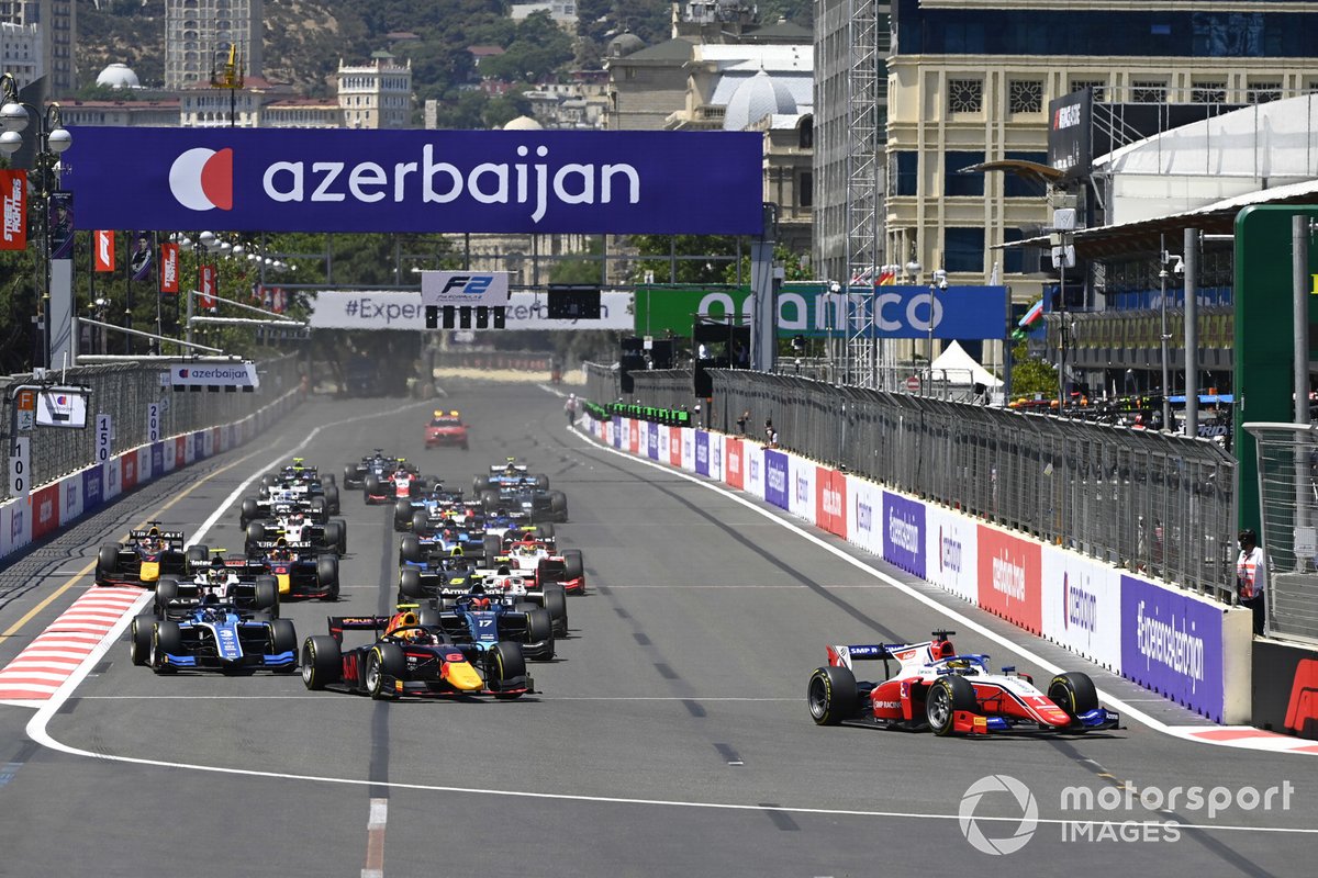 Robert Shwartzman, Prema Racing, Jehan Daruvala, Carlin e Guanyu Zhou, Uni-Virtuosi Racing