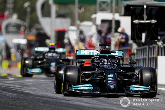 Lewis Hamilton, Mercedes W12, Valtteri Bottas, Mercedes W12