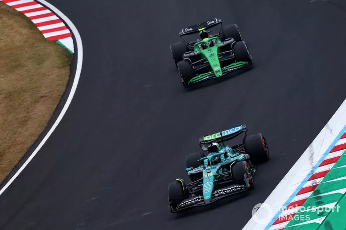 Lance Stroll, Aston Martin Racing, Gabriel Bortoleto, Sauber