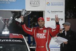 Winner Gaurav Gill, Skoda Fabia R5, Team MRF