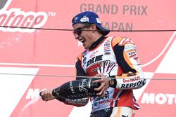 Podium : le vainqueur Marc Marquez, Repsol Honda Team