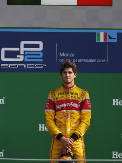 Podium: Sieger Antonio Giovinazzi, PREMA Racing