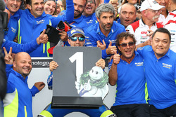 Maverick Viñales, Team Suzuki MotoGP, vainqueur de la course