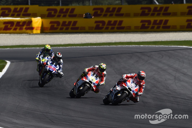Dovizioso liderou boa parte da prova e parecia caminhar para a segunda vitória da carreira na MotoGP.