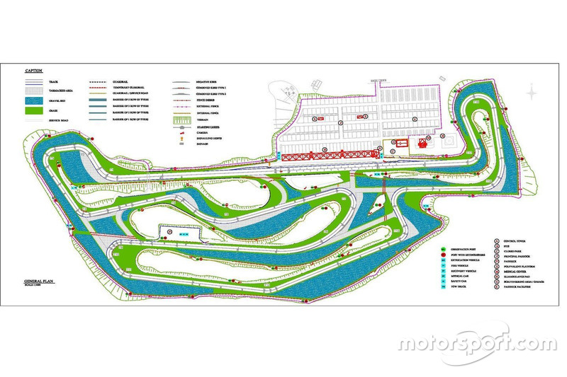 Lageplan des neuen Circuito de Tenerife