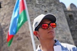 Rio Haryanto, Manor Racing, loopt een rondje over het circuit