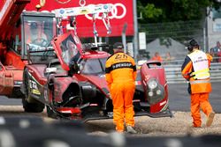 Crash, #43 RGR Sport by Morand Ligier JSP2 Nissan: Bruno Senna