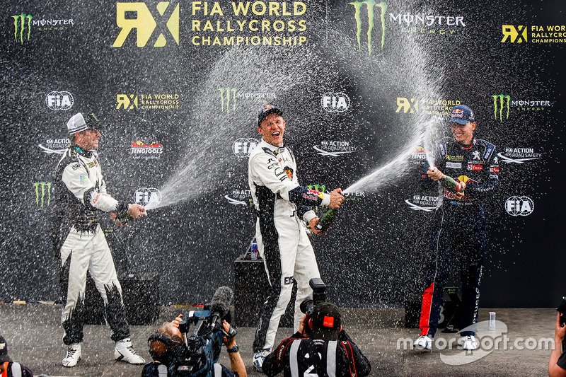Petter Solberg, Mattias Ekström et Timmy Hansen