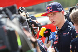 Max Verstappen, Red Bull Racing with the media