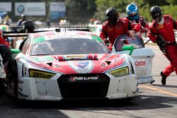 Arrêt aux stands de la #6 Stevenson Motorsports Audi R8 LMS GT3: Andrew Davis, Robin Liddell