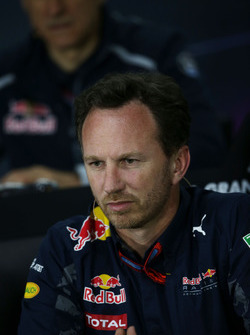 Кристиан Хорнер, руководитель Red Bull Racing на пресс-конференции FIA