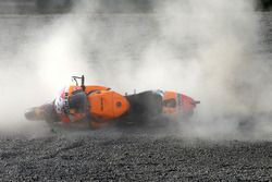 Chute de Dani Pedrosa, Repsol Honda Team