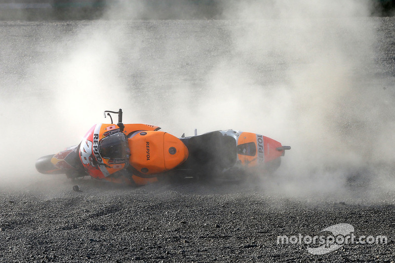 Dani Pedrosa, Repsol Honda Team crash