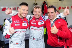 Polesitter LMP1 Marcel Fässler, Andre Lotterer, Benoit Tréluyer, Audi Sport Team Joest
