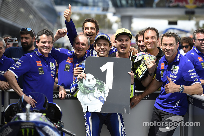 Première pole de l'année pour Rossi
