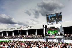 The podium (L to R): Nico Rosberg, Mercedes AMG F1, second; Lewis Hamilton, Mercedes AMG F1, race wi