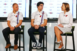Valtteri Bottas, Lance Stroll, Claire Williams, Williams Deputy Team Principal