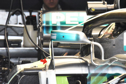 Mercedes AMG F1 W09, ancoraggio dello specchietto
