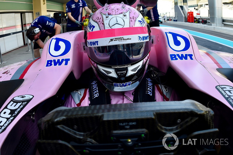 2017 год. Тесты с Force India в Абу-Даби