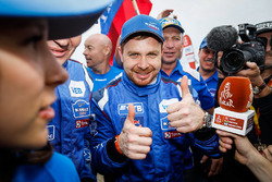 Le vainqueur camions Eduard Nikolaev, Team KAMAZ Master
