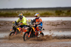 #19 Red Bull KTM Factory Racing KTM: Antoine Meo, #8 Red Bull KTM Factory Racing KTM: Toby Price